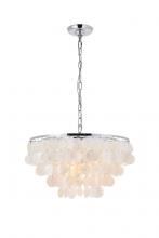 Elegant LD5050D20C - Selene 4 Light Chrome Pendant