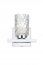 Elegant LD7025W7C - Cassie Wall sconce W7.1"E5.2"H7.7" Chrome