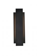 Elegant LDOD4005BK - Raine Integrated LED Wall Sconce in Black