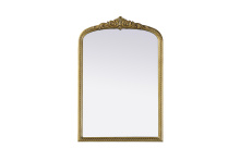 Elegant MR7F2436AB - Naomi Vintage Resin Mirror 24x36 in Antique Brass