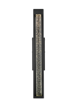 Elegant OD604W32BK - Amaris 32 inch LED Outdoor Wall sconce in Black