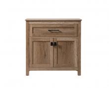 Elegant SC013030NT - Bath Storage Cabinet 2dr1dw 30Wx16Dx30H natural oak