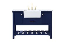 Elegant VF60148BL - 48 inch Single bathroom vanity in blue