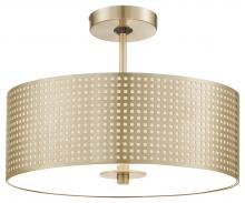 Minka George Kovacs P5747-695 - Grid - 3 Light Semi Flush