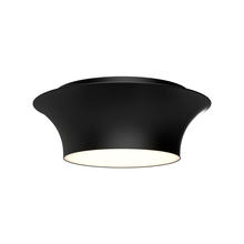 Alora Lighting FM523013MB - Emiko 12-in Matte Black 2 Lights Flush Mount