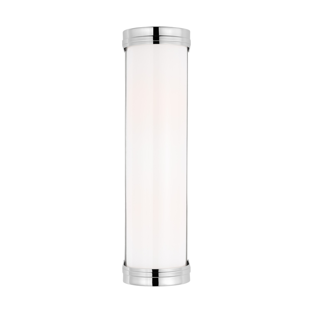 Ifran transitional dimmable indoor medium 2-light vanity fixture in a polished nickel finish with et