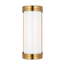 Visual Comfort & Co. Studio Collection AW1131BBS - Ifran transitional dimmable indoor small 1-light vanity fixture in a burnished brass finish with etc