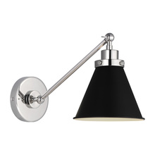 Visual Comfort & Co. Studio Collection CW1121MBKPN - Single Arm Cone Task Sconce