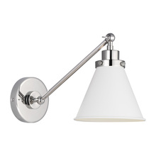 Visual Comfort & Co. Studio Collection CW1121MWTPN - Single Arm Cone Task Sconce