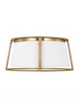 Visual Comfort & Co. Studio Collection DJF1002SB - Cortes Transitional 2-Light Indoor Dimmable Medium Flush Mount Ceiling Light