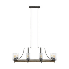 Visual Comfort & Co. Studio Collection F3136/8DWK/SGM - Angelo Linear Chandelier