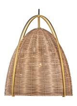 Visual Comfort & Co. Studio Collection GLP1071BBS-BRTN - Norman Large Pendant