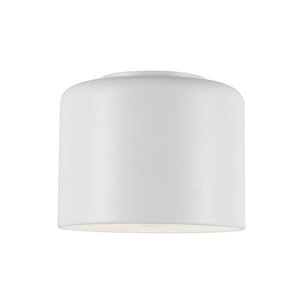 1LT Incand Flush Mount, MW Shade