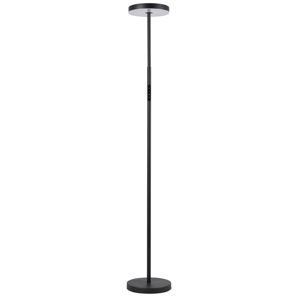 30W Floor Lamp, SB w/WH Acrylic Diffuser