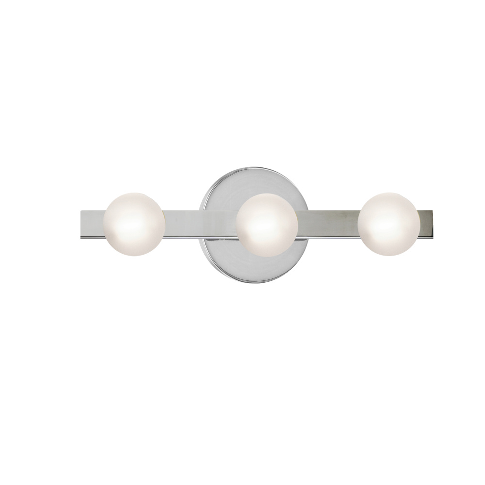 3LT Vanity, PC w/ Frosted Glass