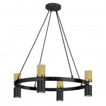Dainolite CRL-248C-MB-AGB - 8LT Chandelier, MB & AGB