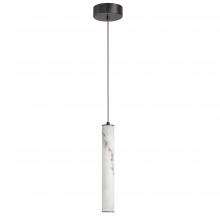 Dainolite RBN-1210P-MB-ALB - 10W Pendant, MB w/ faux Alabaster
