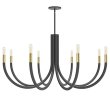 Dainolite WAN-388C-MB-AGB - 8LT Chandelier, MB & AGB