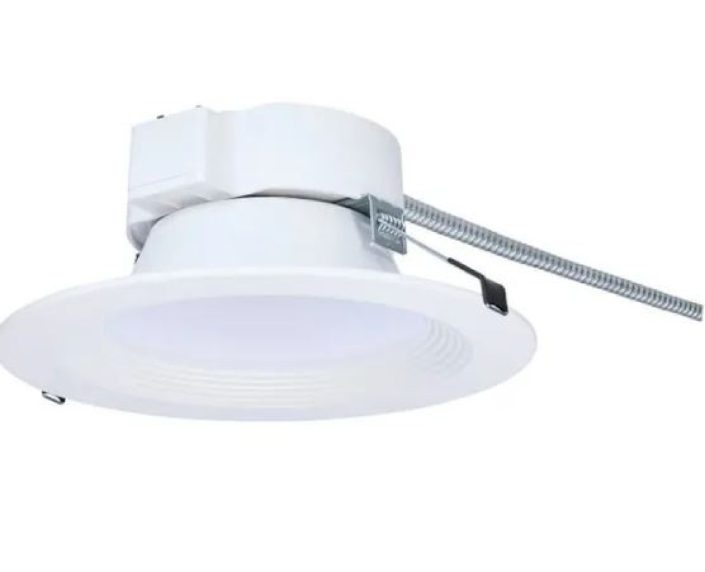 25.5W Field Selectable LED 8-Inch Commercial Downlight; Dual Dimming; Round; 120-347 Volt