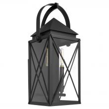 Quorum 73-20-59 - Mystic 20 inches, 2 Light Lantern, Matte Black