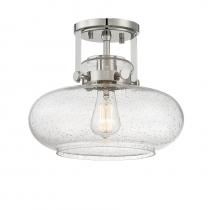 Savoy House Meridian M60064PN - 1-Light Ceiling Light in Polished Nickel