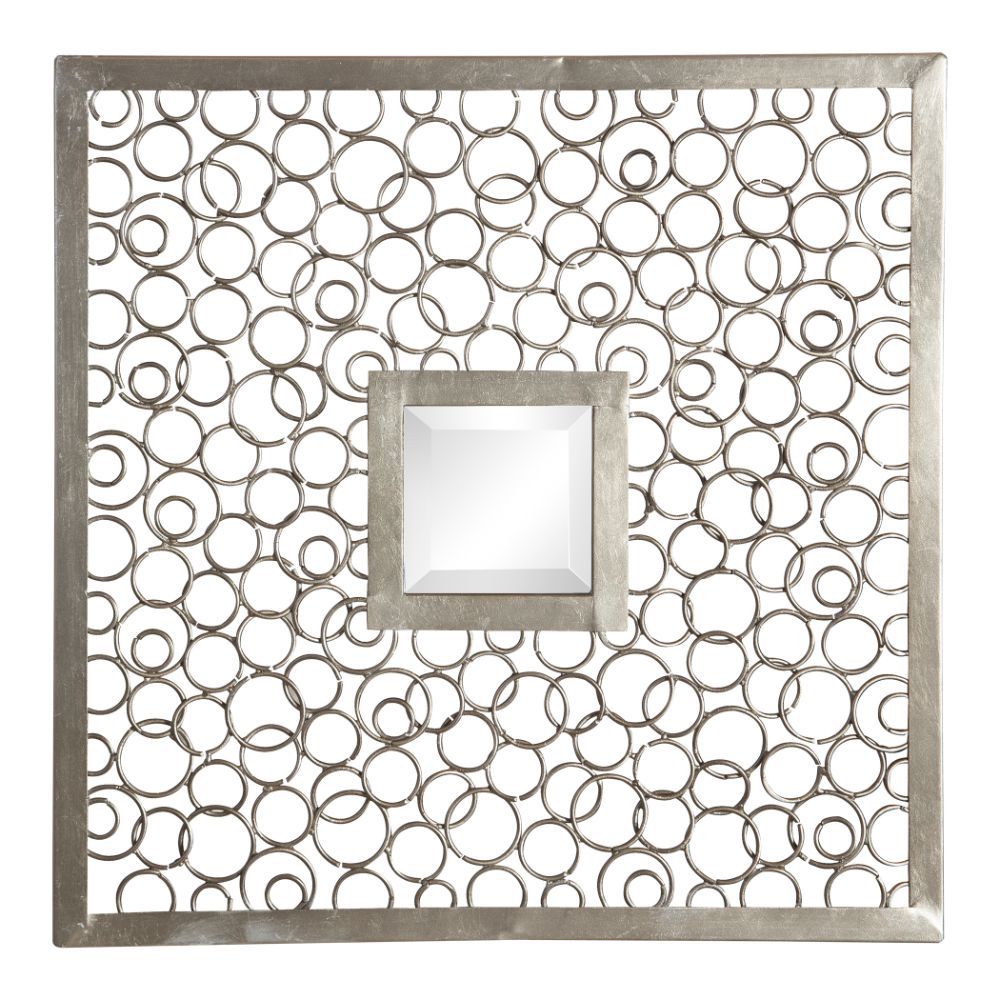 Uttermost Colusa Squares Silver Mirror Set/2