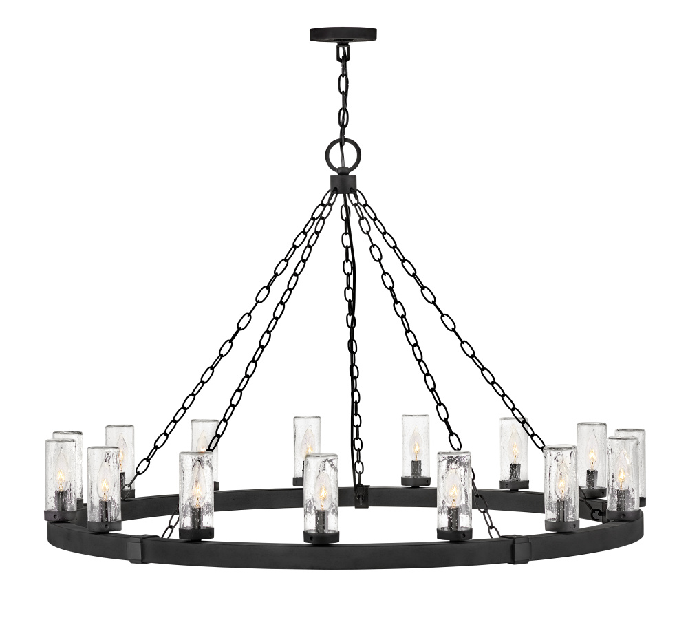 Large Single Tier Chandelier