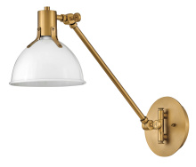 Hinkley 3480PT - Medium Swing Arm Single Light Sconce