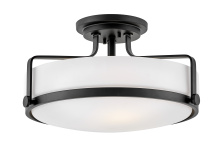Hinkley 3643BK - Medium Semi-Flush Mount
