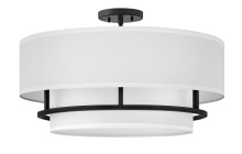 Hinkley 38894BK - Medium Semi-Flush Mount