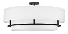 Hinkley 38895BK - Large Convertible Semi-flush Mount