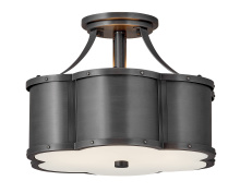 Hinkley 4443BLB - Medium Semi-Flush Mount