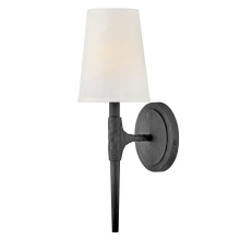 Hinkley 4460BK - Medium Single Light Sconce