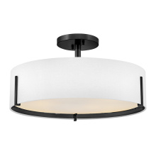 Hinkley 47573BK - Medium Semi-Flush Mount