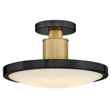 Hinkley 47593BK-LCB - Medium Semi-Flush Mount