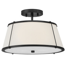 Hinkley 4893BK - Medium Semi-Flush Mount