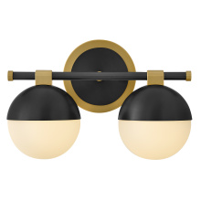Hinkley 54562LCB-BK - Small Two Light Vanity