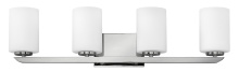 Hinkley 55024PN - Large Four Light Vanity