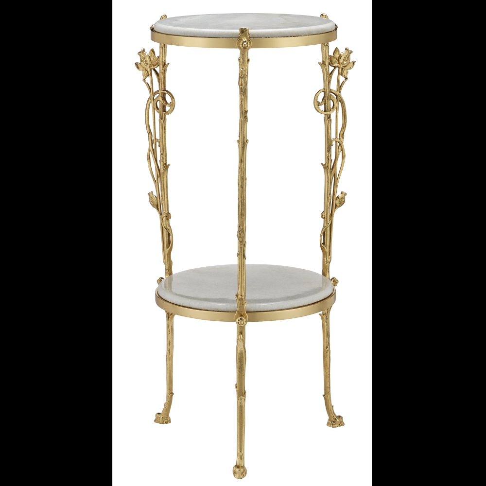 Fiore Marble Accent Table