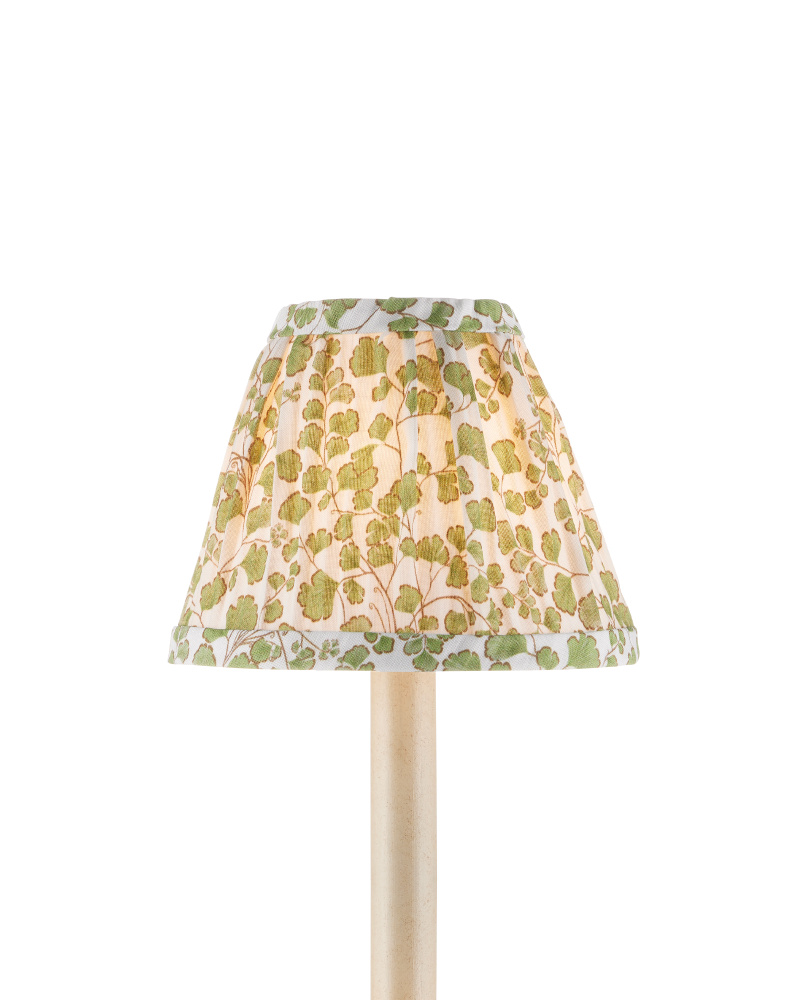 Maiden Fern Green Tapered Chandelier Shade