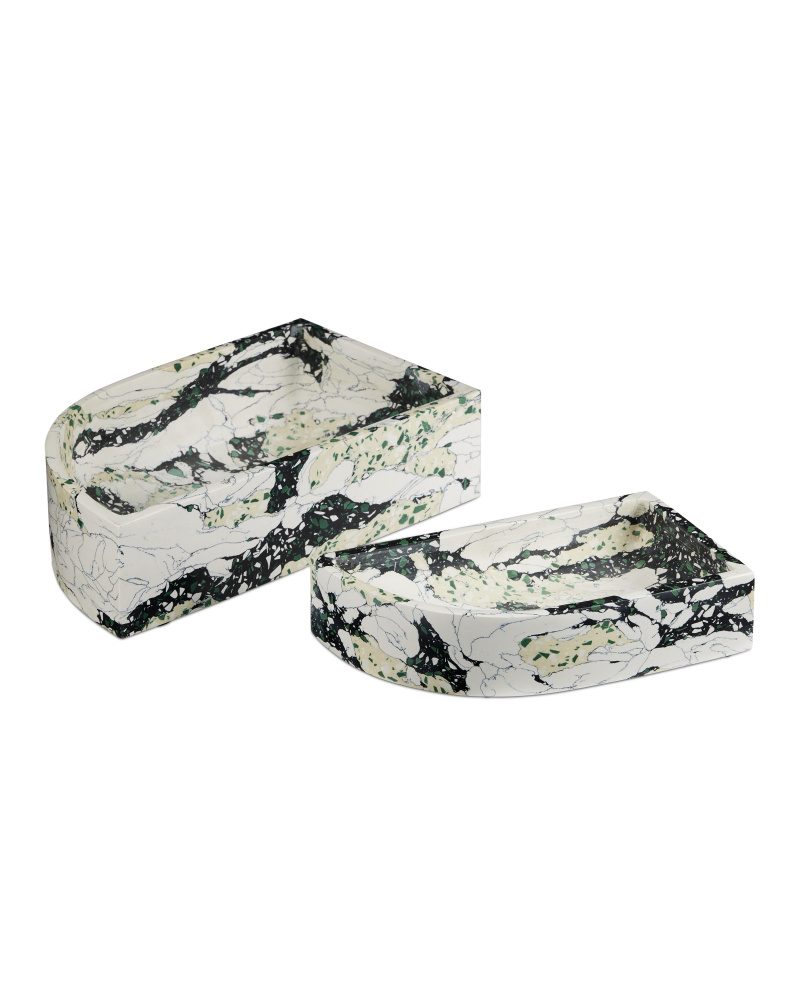 Fossey Asymmetrical Tray Set of 2