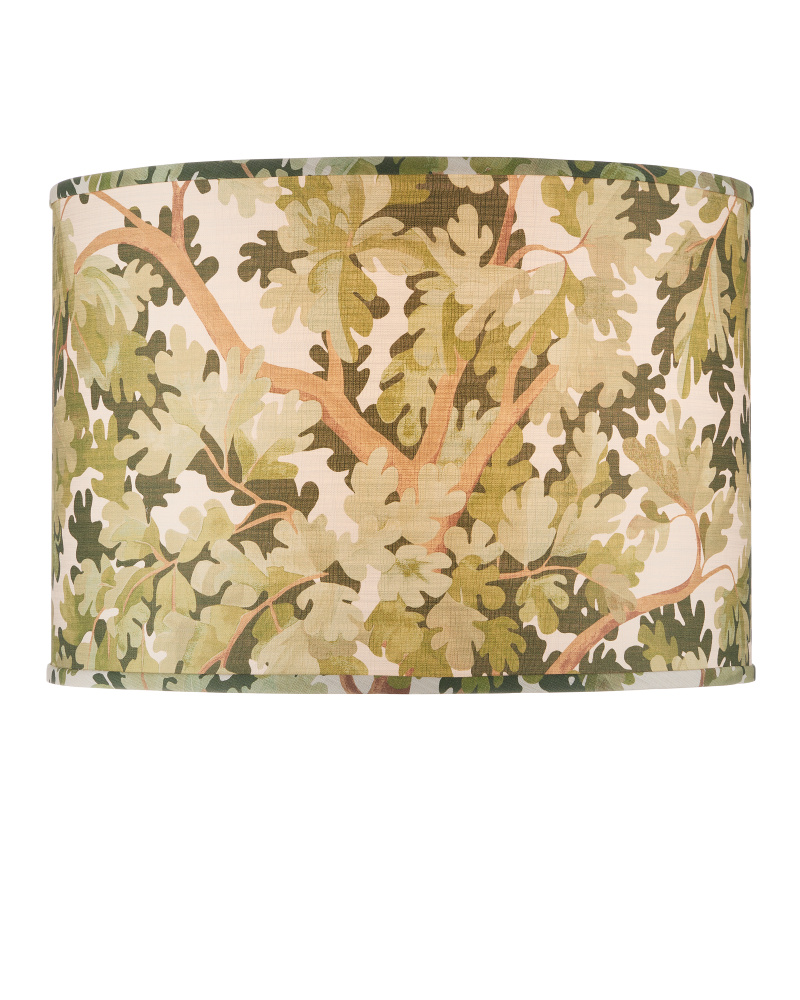 Woodland Green Large Drum Lamp Shade