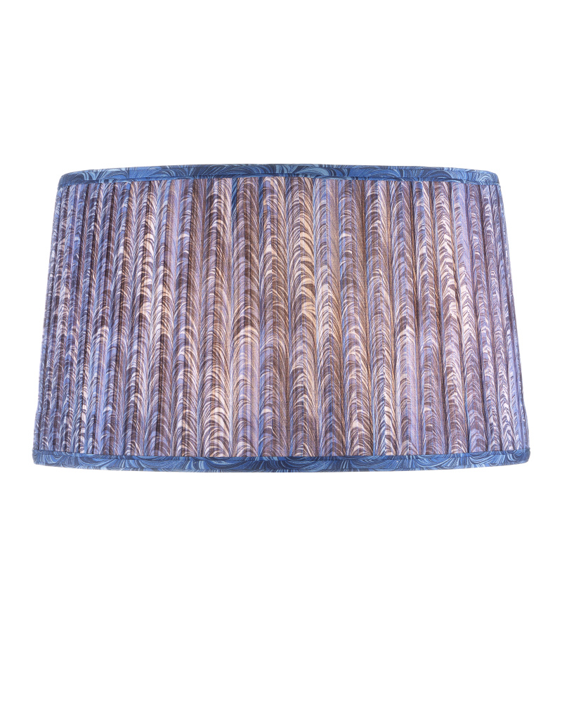 Pembrook Blue Large Tapered Lamp Shade