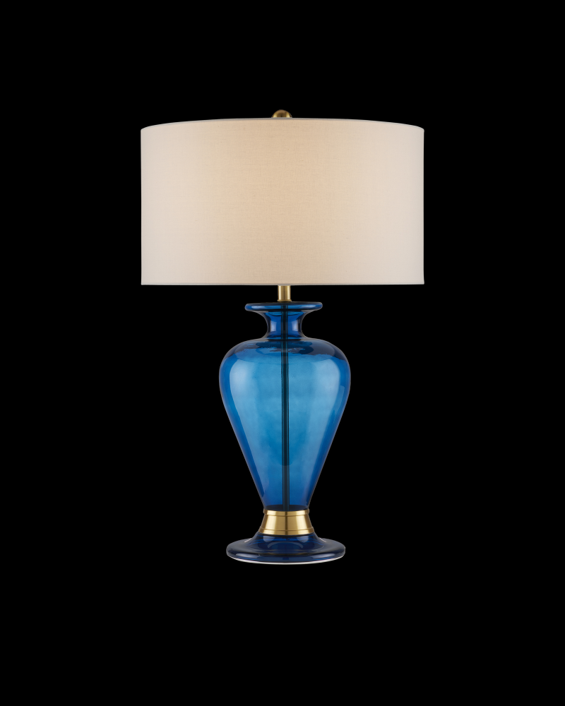 Aladdin Blue Table Lamp