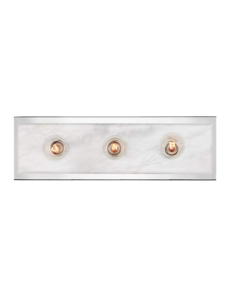 Berdine Medium Nickel Bath Wall Sconce