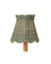 Currey 0900-0038 - Annabelle Light Teal Tapered Chandelier Shade