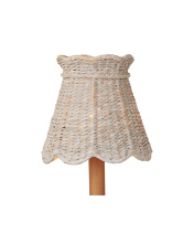 Currey 0900-0036 - Annabelle Whitewashed Tapered Chandelier Shade