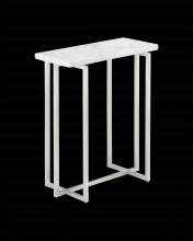 Currey 4000-0070 - Cora White Marble Accent Table