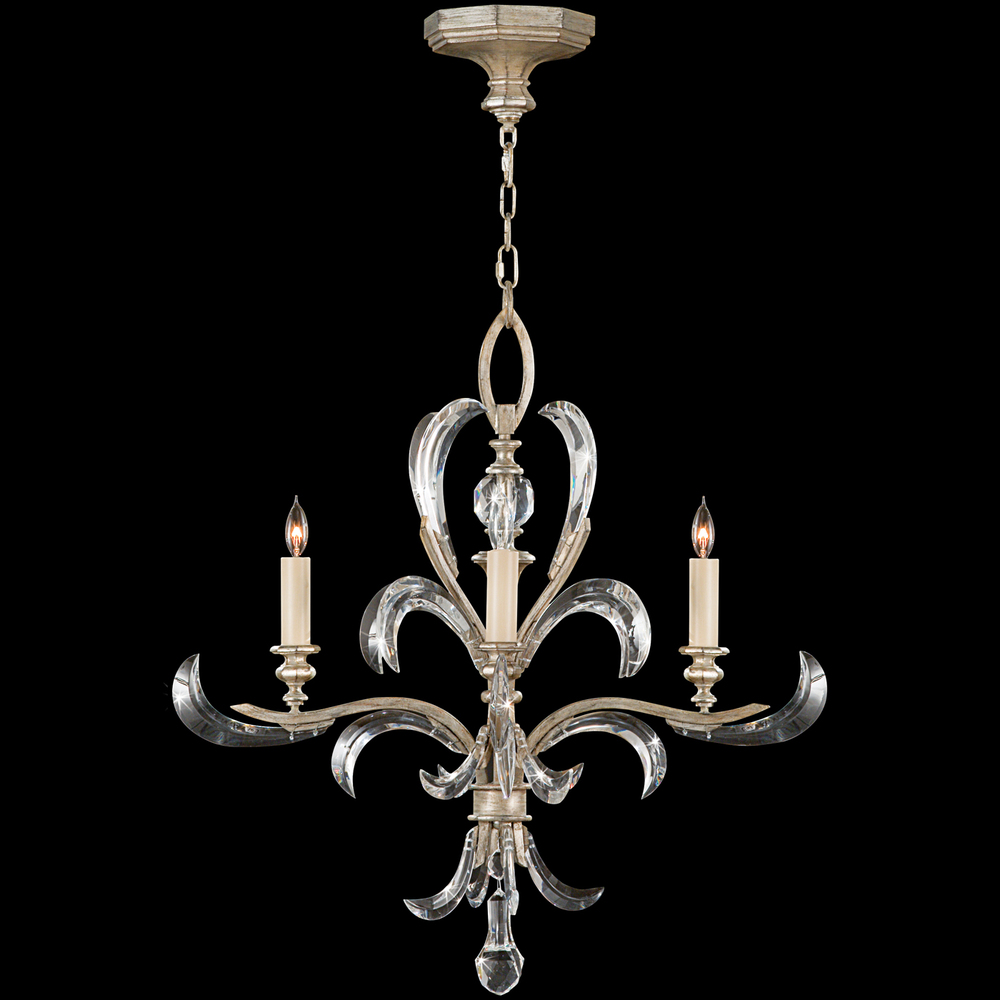 Beveled Arcs 28"W Round Chandelier